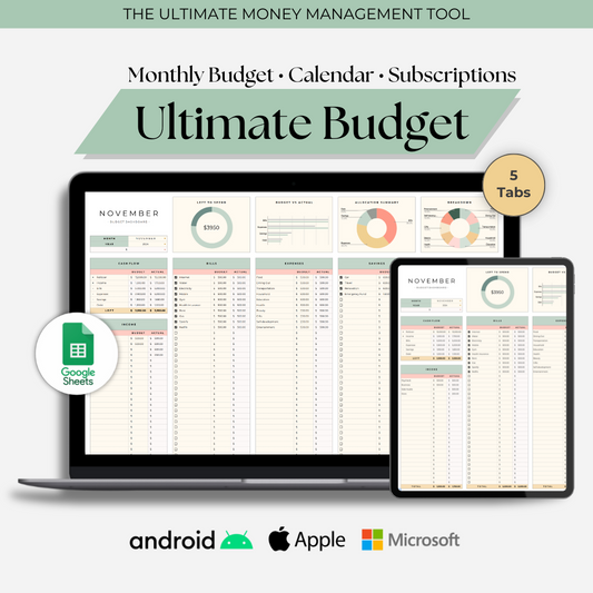 Ultimate Monthly Budget